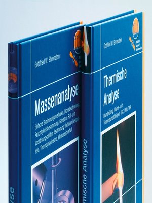 cover image of Thermische- und Massenanalyse